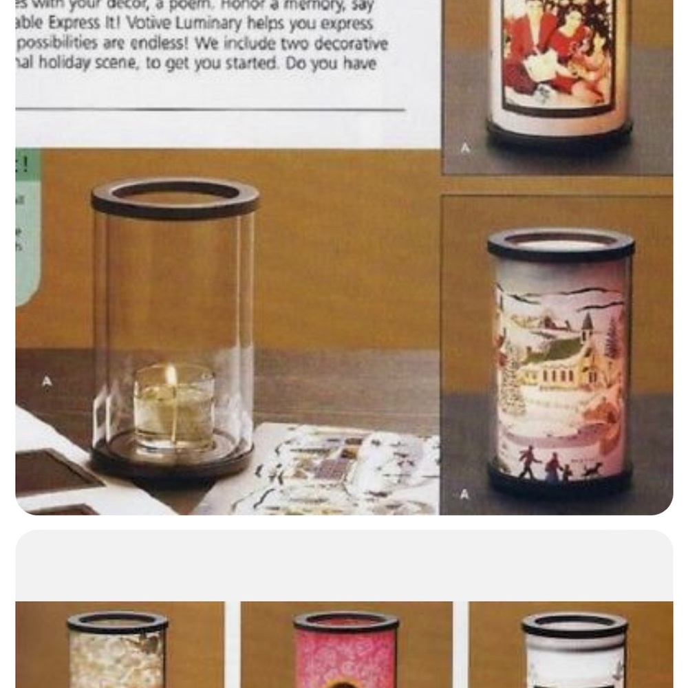 Partylite Express It! Votive Luminary P9450